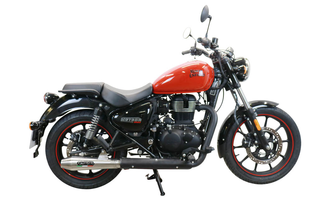 GPR Exhaust System Royal Enfield Classic 350 2021-2023, Ultracone, Slip-on Exhaust Including Link Pipe