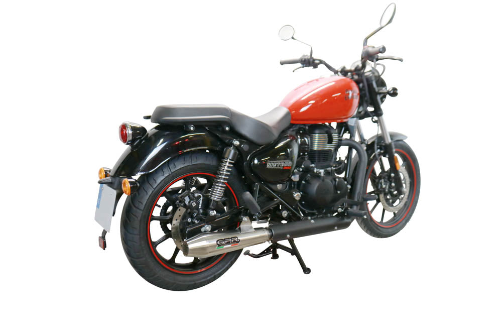 GPR Exhaust System Royal Enfield Classic 350 2021-2023, Ultracone, Slip-on Exhaust Including Link Pipe