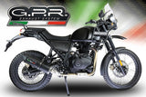 GPR Exhaust System Royal Enfield Himalayan 410 Diam.36mm 2017-2020, Furore Poppy, Slip-on Exhaust Including Link Pipe