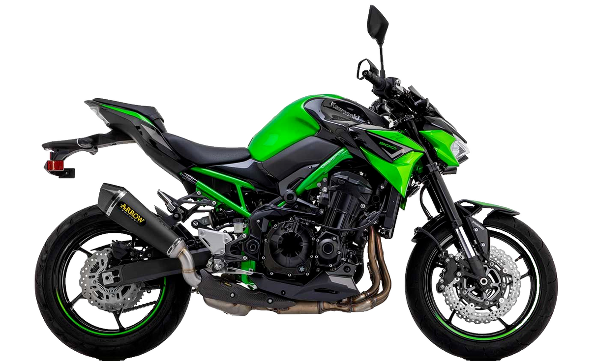 71856XKN  Arrow X-Kone Slip-on Exhaust, Stainless Steel Dark Kawasaki Z900 A2  17-24 US models