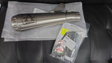 BMW S1000RR M1000R 2019-2024 Exhaust, Arrow Pro-Race Nichrom Slip on For Original Or Arrow Collectors 71903PRI