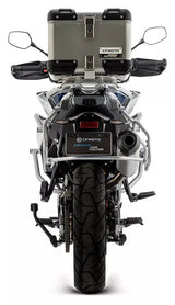 71943pk Arrow Cf Moto 800mt Sport / Touring 23-24  EU Homologated Titanium Race Tech Silencer With Welded Link Pipe