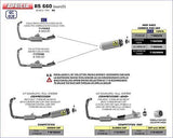 71929AK Arrow Indy Race Slip-on Exhaust, Aluminum for Aprilia RS660 2020-2025