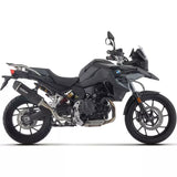 72653AKN  Arrow Indy Race Evo Slip-on Exhaust, Aluminum Dark for BMW F900GS & Adv 24-25