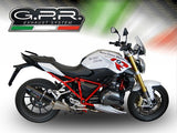 Bmw R1200R-Lc 2017-2019 Exhaust GPR Slip-on Furore Evo4 Nero