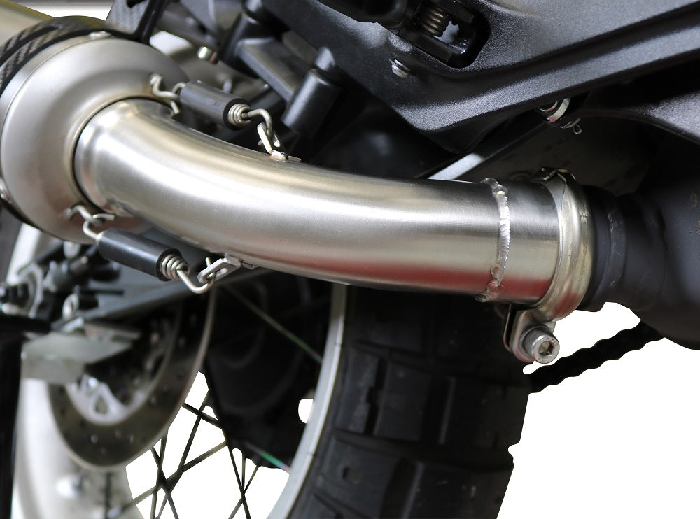 GPR Exhaust System Husqvarna Svartpilen 401 2018-2019, Furore Evo4 Nero, Slip-on Exhaust Including Removable DB Killer and Link Pipe