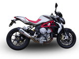 GPR Exhaust System Mv Agusta Brutale 800 Dragster 2021-2023, Gpe Ann. titanium, Slip-on Exhaust Including Link Pipe and Removable DB Killer