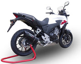 Honda CB500X 2013-2015 Exhaust GPR Slip-on Furore Nero