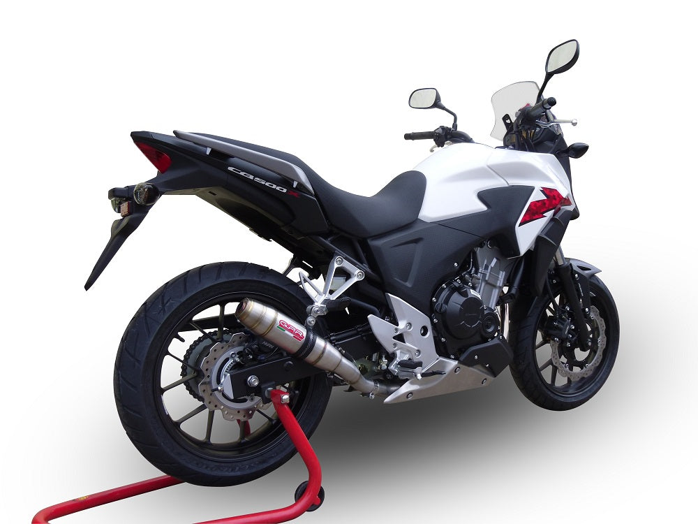 Honda CB500X 2013-2015 Exhaust GPR Slip-on Deeptone Inox