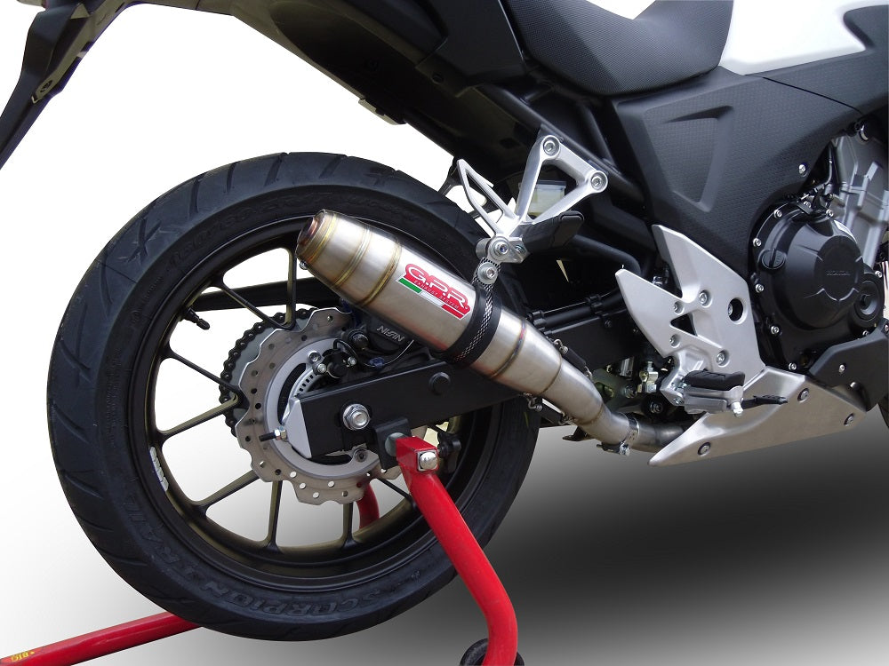 Honda CB500X 2013-2015 Exhaust GPR Slip-on Deeptone Inox