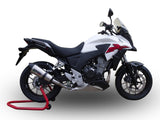 GPR Exhaust System Honda CB500X 2013-2015, Gpe Ann. titanium, Slip-on Exhaust Including Removable DB Killer and Link Pipe