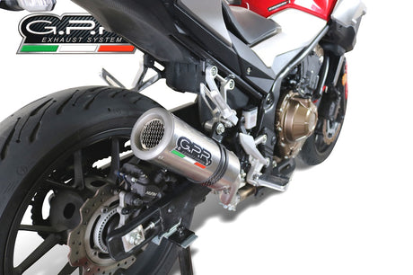 Honda CB500X 2016-2018 Exhaust GPR Slip-on M3 Inox 