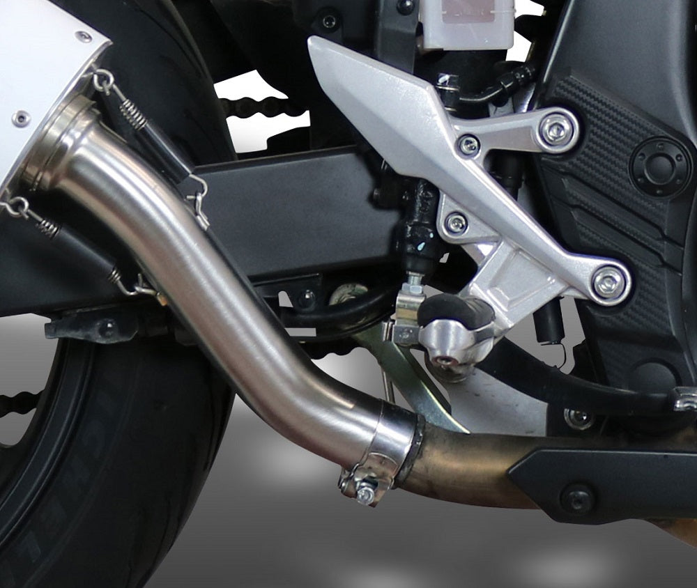 GPR Exhaust System Honda CB500F 2019-2020, Albus Evo4, Slip-on Exhaust Including Removable DB Killer and Link Pipe