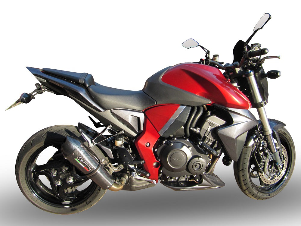 GPR Exhaust System Honda CB1000R 2008-2014, Gpe Ann. Poppy, Slip-on Exhaust Including Removable DB Killer and Link Pipe