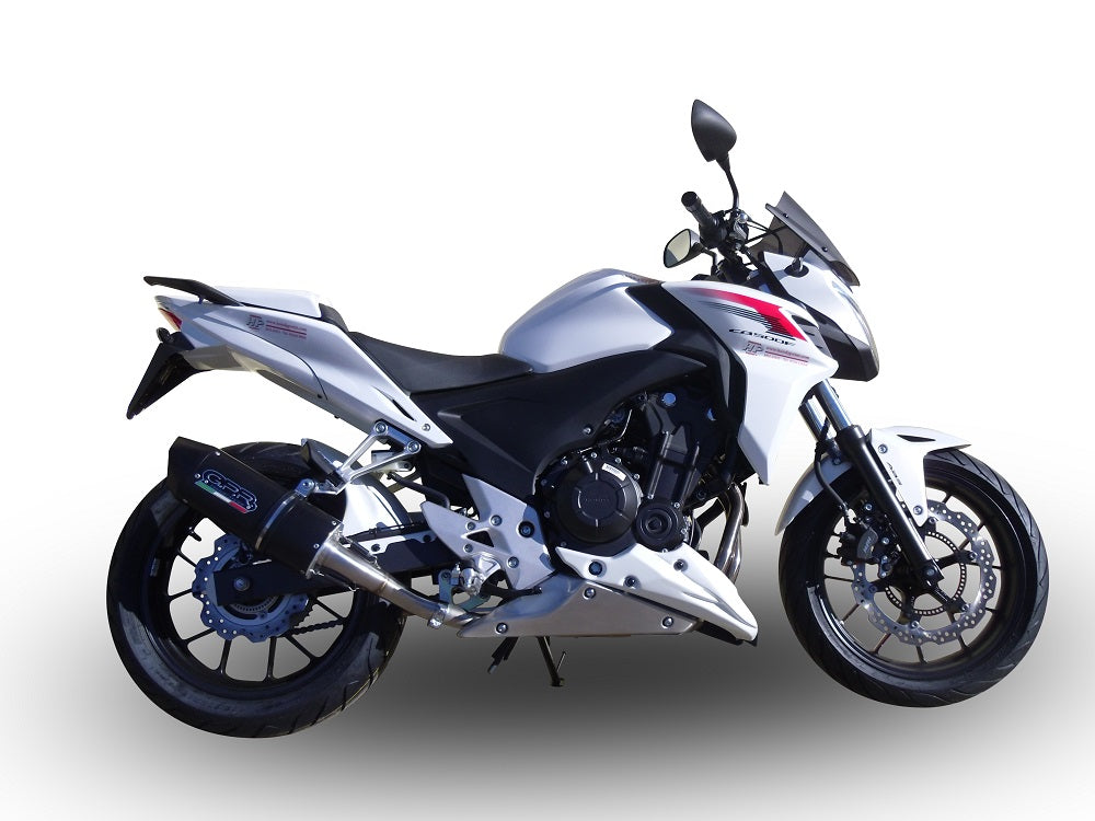 Honda CB500F 2013-2015 Exhaust GPR Slip-on Furore Nero