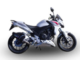 Honda CB500F 2013-2015 Exhaust GPR Slip-on Furore Nero