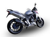 GPR Exhaust System Honda CB500F 2013-2015, Furore Nero, Full System Exhaust