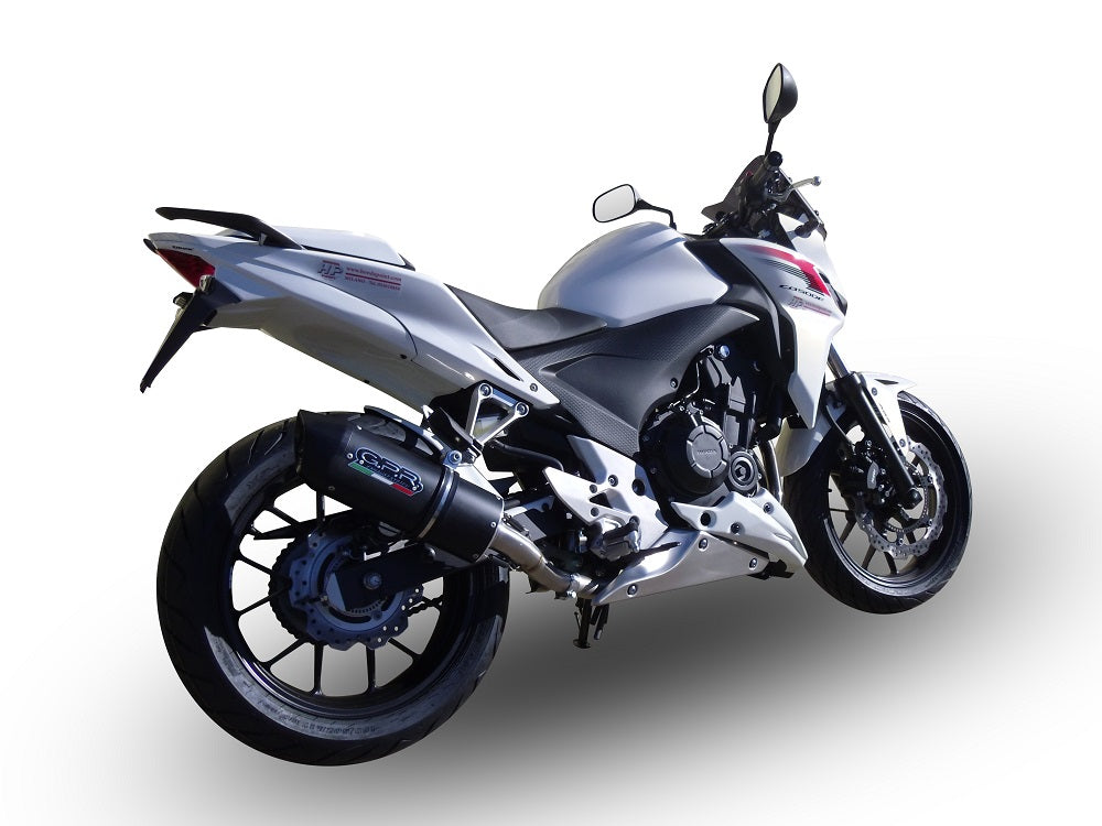Honda CB500F 2013-2015 Exhaust GPR Slip-on Furore Nero