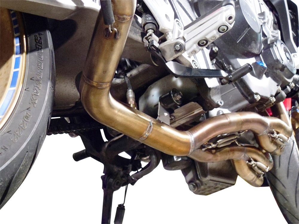 GPR Exhaust System Honda CB650F 2014-2016, Furore Nero, Full System Exhaust, Including Removable DB Killer