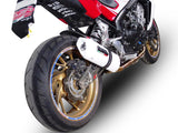 GPR Exhaust System Honda CB650F 2014-2016, Albus Ceramic, Full System Exhaust, Including Removable DB Killer