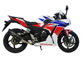 GPR Exhaust System Honda CBR300R 2014-2016, Furore Poppy, Slip-on Exhaust Including Removable DB Killer and Link Pipe