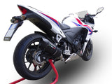 Honda CBR500R 2012-2016 Exhaust GPR Slip-on Furore Nero