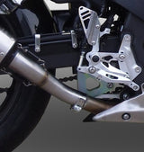 GPR Exhaust System Honda CBR500R 2012-2018, GP Evo4 Poppy, Slip-on Exhaust Including Removable DB Killer and Link Pipe