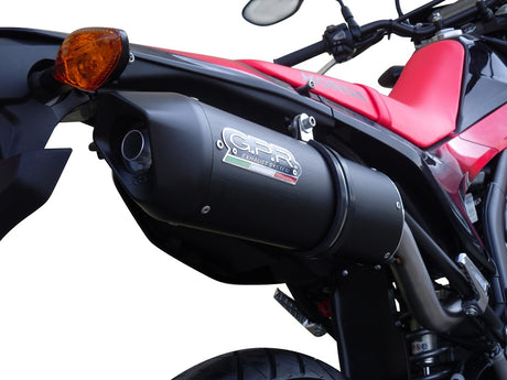 Honda CRF250M 2013-2016 Exhaust GPR Slip-on Furore Nero