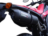 GPR Exhaust System Honda CRF250M 2013-2016, Furore Nero, Slip-on Exhaust Including Removable DB Killer and Link Pipe