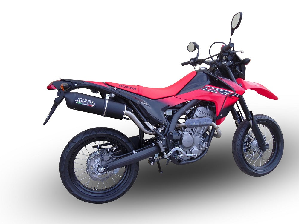 GPR Exhaust System Honda CRF250M 2013-2016, Furore Poppy, Slip-on Exhaust Including Removable DB Killer and Link Pipe