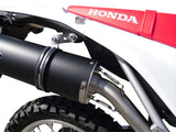 GPR Exhaust System Honda CRF250L 2013-2016, Satinox, Slip-on Exhaust Including Removable DB Killer and Link Pipe