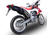 GPR Exhaust System Honda CRF250L 2013-2016, Furore Nero, Full System Exhaust, Including Removable DB Killer