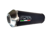 GPR Exhaust for Aprilia Scarabeo 200 2007-2011, Evo4 Road, Slip-on Exhaust Including Removable DB Killer and Link Pipe