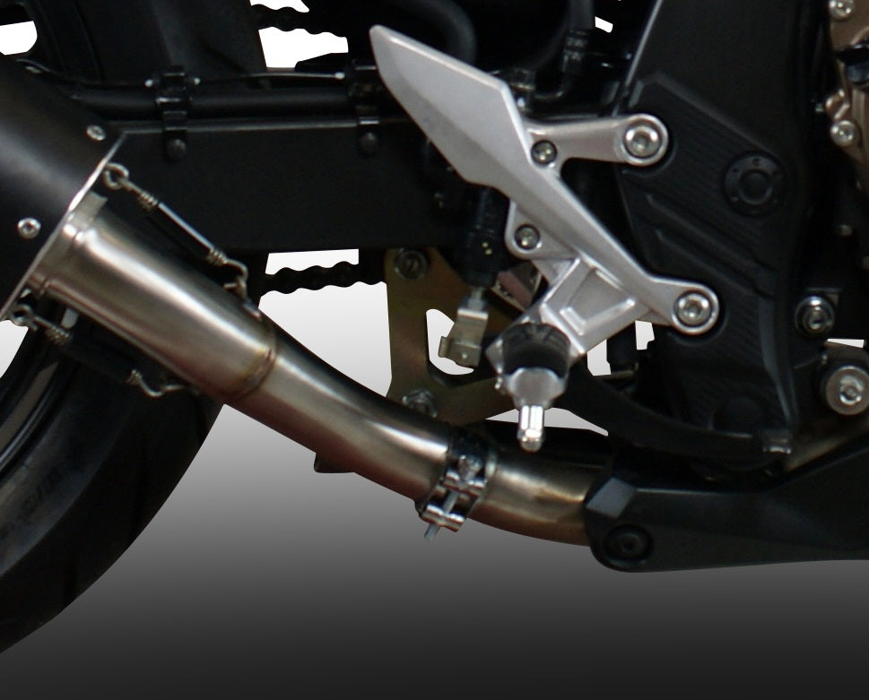 GPR Exhaust System Honda CB500F 2016-2018, GP Evo4 Poppy, Slip-on Exhaust Including Removable DB Killer and Link Pipe