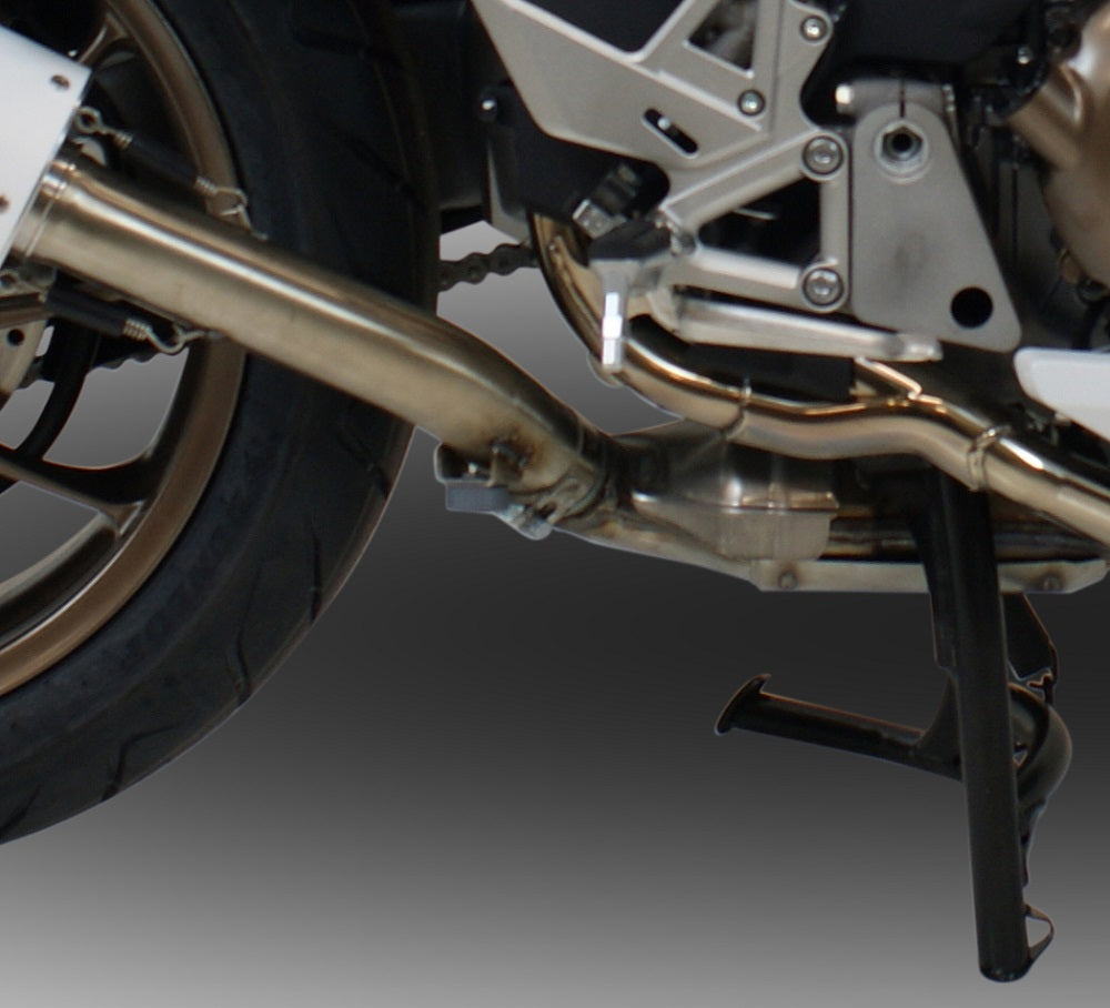 GPR Exhaust System Honda VFR800F 2014-2016, Furore Nero, Slip-on Exhaust Including Removable DB Killer and Link Pipe