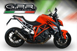 GPR Exhaust System Ktm Superduke 1290 R 2017-2019, GP Evo4 Titanium, Slip-on Exhaust Including Removable DB Killer and Link Pipe