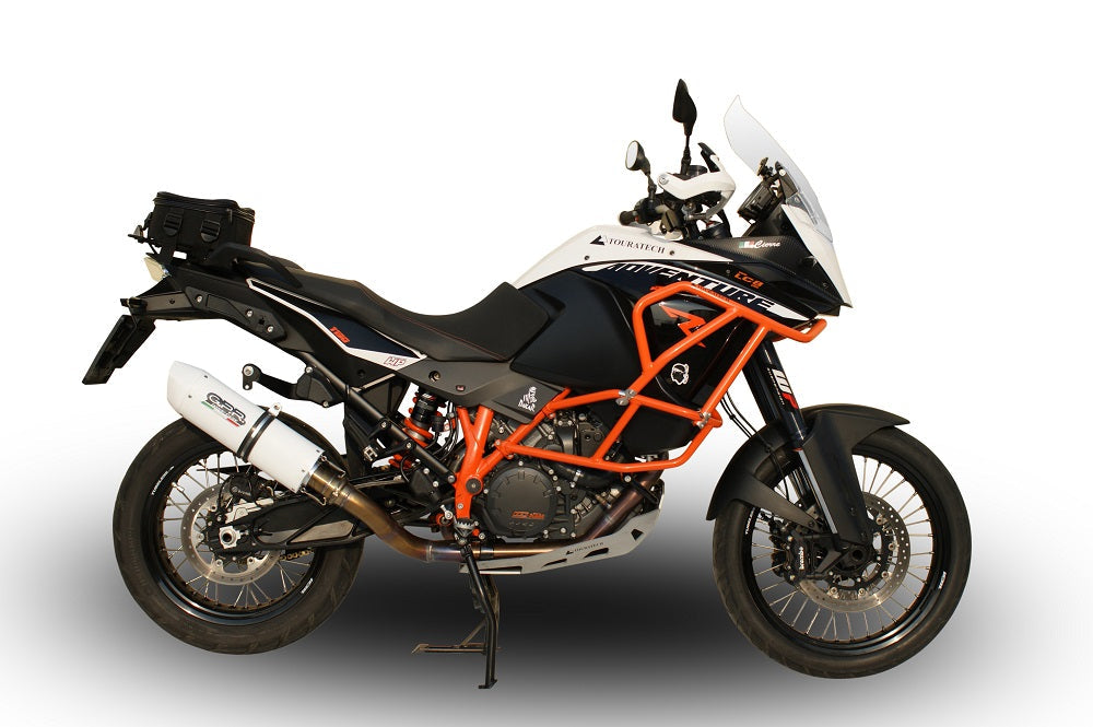 GPR Exhaust System Ktm Lc 8 Adventure 1090 2017-2020, Albus Evo4, Slip-on Exhaust Including Removable DB Killer and Link Pipe