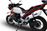 GPR Exhaust System Moto Guzzi V85TT 2021-2023, Albus Evo4, Slip-on Exhaust Including Removable DB Killer and Link Pipe