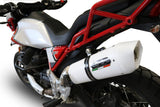 GPR Exhaust System Moto Guzzi V85TT 2019-2020, Albus Evo4, Slip-on Exhaust Including Removable DB Killer and Link Pipe