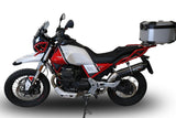 GPR Exhaust System Moto Guzzi V85TT 2021-2023, Furore Poppy, Slip-on Exhaust Including Link Pipe