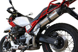 GPR Exhaust System Moto Guzzi V85TT 2019-2020, Gpe Ann. titanium, Slip-on Exhaust Including Link Pipe