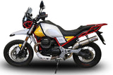 GPR Exhaust System Moto Guzzi V85TT 2021-2023, M3 Inox , Slip-on Exhaust Including Link Pipe