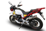 GPR Exhaust System Moto Guzzi V85TT 2021-2023, M3 Inox , Slip-on Exhaust Including Link Pipe