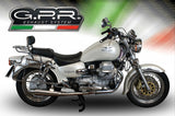 GPR Exhaust System Moto Guzzi California 1100 Special/Stone/Sport/Ev/Alu 1997-2005, Vintacone, Dual slip-on Including Removable DB Killers and Link Pipes