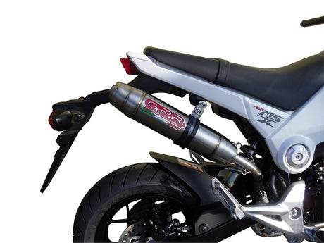 Honda Msx - Grom 125 2013-2017 Exhaust GPR Slip-on Deeptone Inox