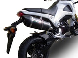Honda Msx - Grom 125 2013-2017 Exhaust GPR Slip-on Furore Nero