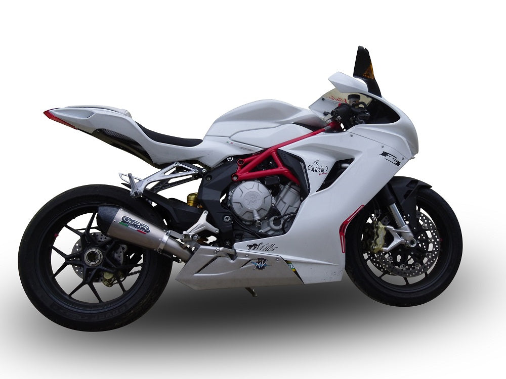 GPR Exhaust System Mv Agusta F3 675 2012-2016, Gpe Ann. titanium, Slip-on Exhaust Including Removable DB Killer and Link Pipe