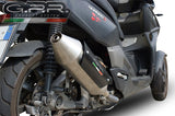 GPR Exhaust System Quadro Qv 3 2018-2020, Power Bomb, Slip-on Exhaust Including Removable DB Killer and Link Pipe