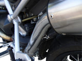 GPR Exhaust System Moto Guzzi Stelvio 1200 4V 2008-2010, Albus Ceramic, Slip-on Exhaust Including Removable DB Killer and Link Pipe