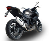 GPR Exhaust System Kawasaki Z300 2014-2017, Albus Ceramic, Slip-on Exhaust Including Removable DB Killer and Link Pipe